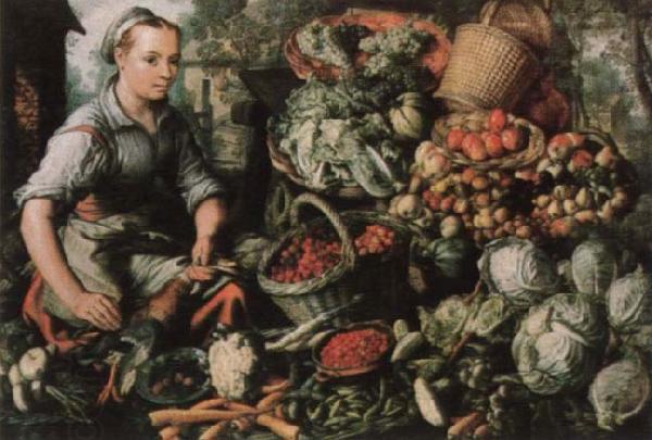 Joachim Beuckelaer Museum national market woman with fruits, Gemuse and Geflugel China oil painting art